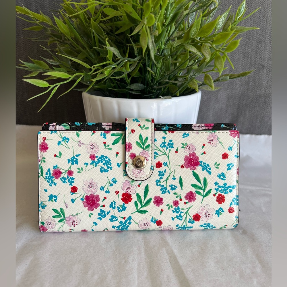 💐KATE SPADE Stacy Gardner Street Greenhouse wallet